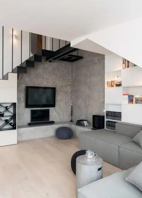 客厅楼梯设计图片大全楼梯口在客厅的装修效果图