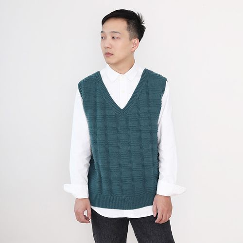 毛儿手材料制作毛线diy编织手工棒针背心男士diy编织材料包