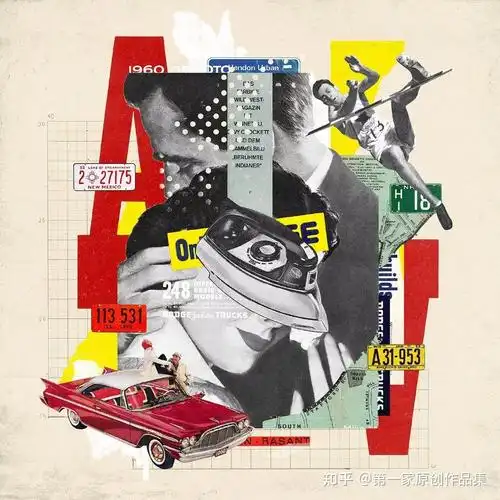 灵感来源波普风格拼贴