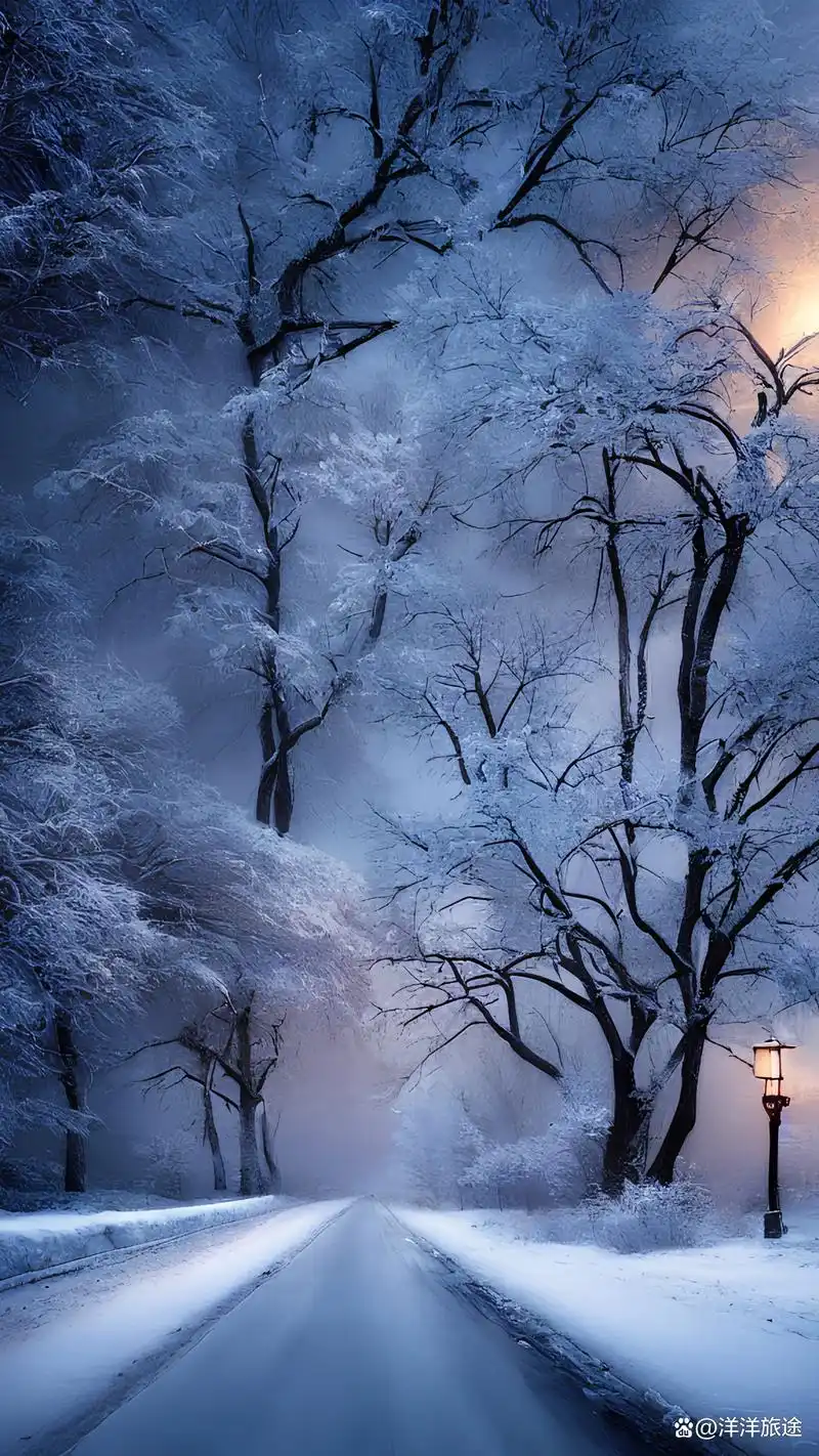 皑皑白雪漫天飞舞,漂亮的雪花,是神奇的大自然给人类的奇特风景