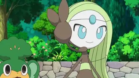 美洛耶塔变换形态想要对战,小智的水水濑害羞得不敢战斗