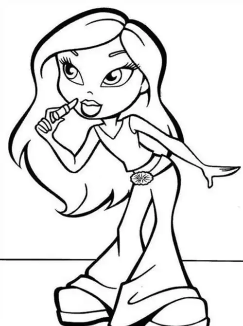 电脑打印简笔画涂颜色