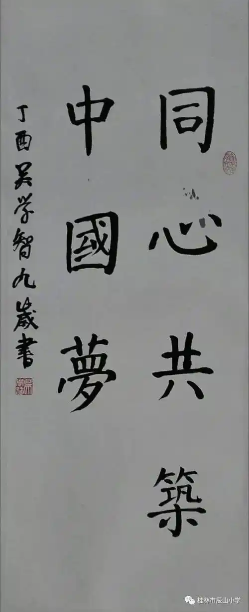 桂林市辰山小学"童心向党 翰墨书香"软笔书法比赛 获奖名单及作品展示