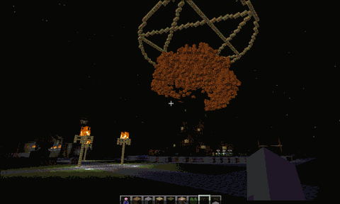 昼夜交替的大树服务器装逼教程