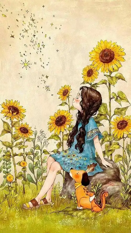 aeppol插画女孩森系