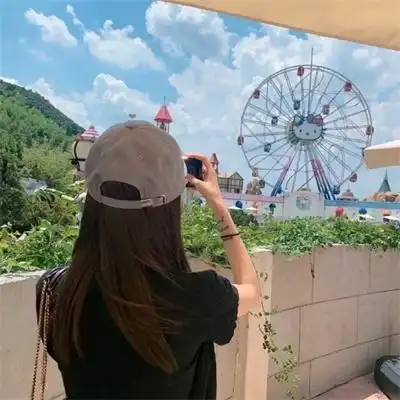 高清可爱呆萌真人侧脸女生头像图片