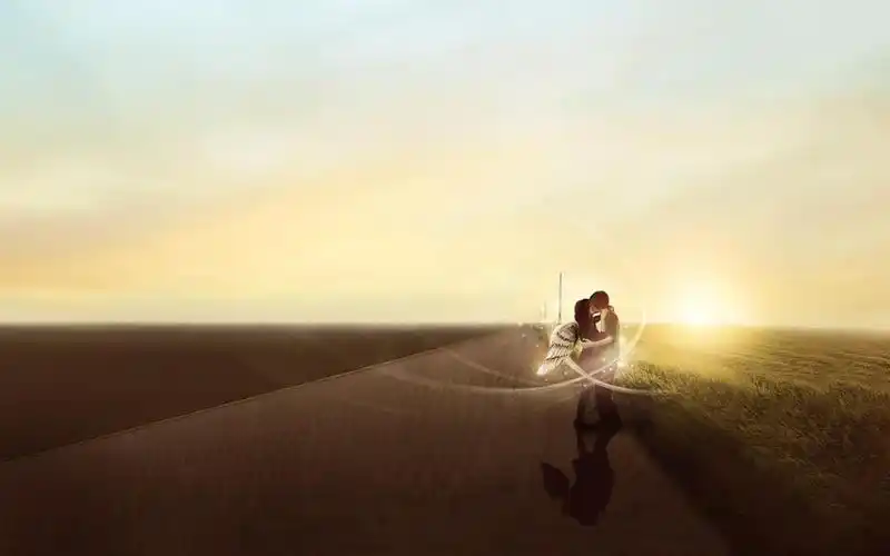 qq情侣背景图,高清壁纸图片,矢量图-回车桌面