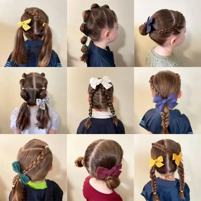 小女孩发型合集|九款发型不重样幼儿园最靓 还在每天只会帮孩子扎个