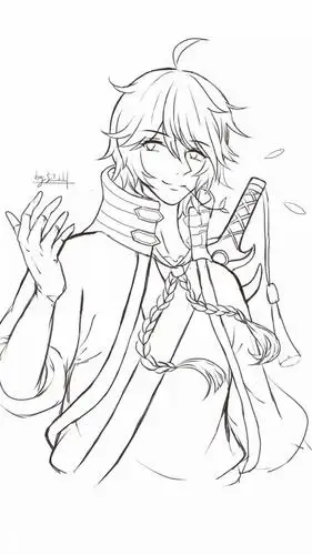 王者荣耀简笔画英雄李白