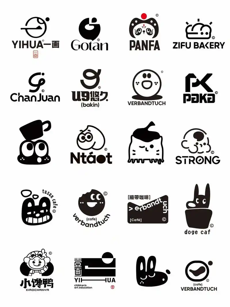 原创logo设计作品|创意不至于某种方式.独特的形状创意方式 - 抖音