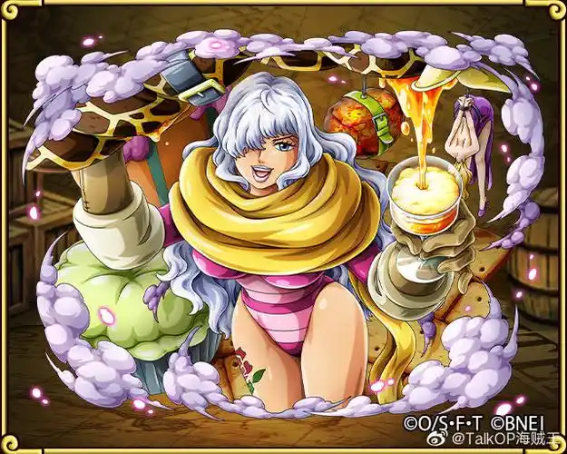 今天10月12日是四皇大妈海贼团知名划水榨汁姬夏洛特·斯慕吉的生日