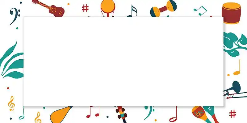 音乐卡通背景图片