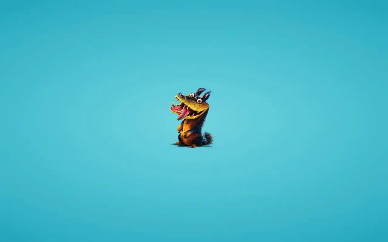 简约可爱小动物卡通创意图片桌面壁纸