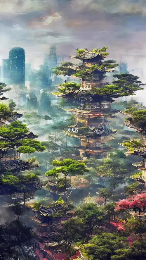 中国风园林城市仙境之城可在这里修仙