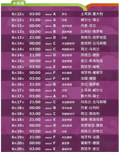 欧洲杯即将开幕攻略请查收欧洲杯有哪些国家参加欧洲杯赛程2021赛程表