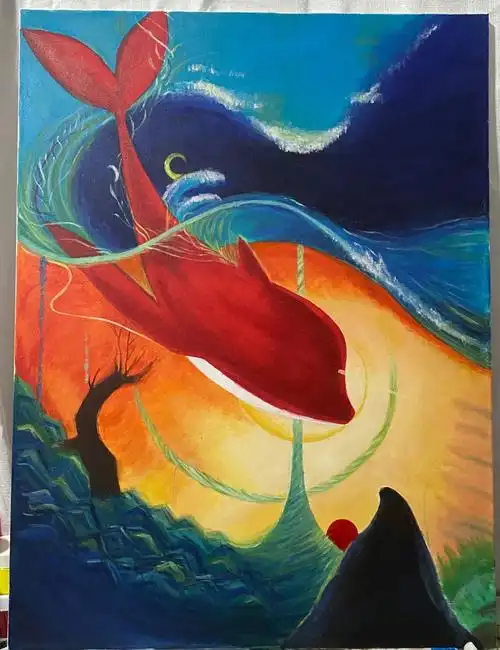 大鱼海棠线稿完成