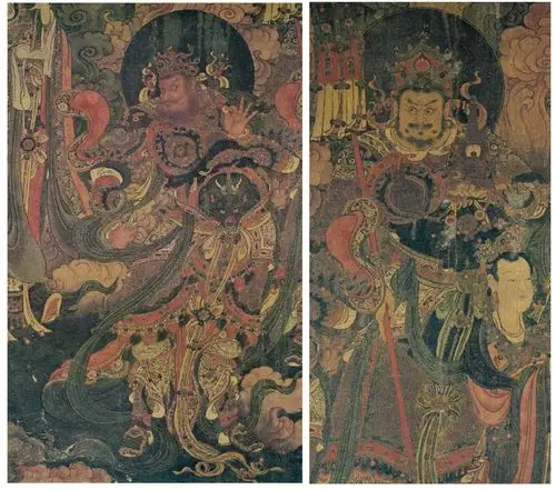 四大天王图应是北京法海寺壁画的粉本之一