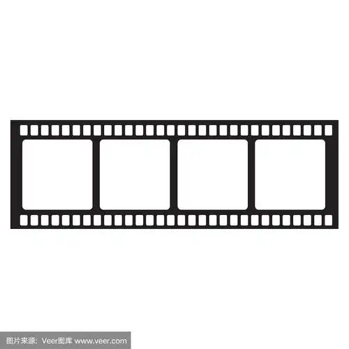 空白胶片框库存插图.图像的帧电影矢量插图