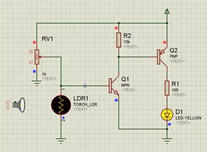 大神帮我看下这个光敏电阻电路他的灯一直亮怎么回事
