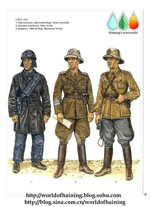 二战·意大利军队军服图册(2)非洲战场 - 好网角收藏夹