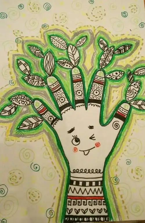 停课不停学系列十五】东方小学在线课堂之创意绘画——有趣的手掌