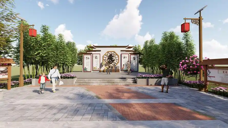 乡村广场|空间|景观设计|思言敬事 - 原创作品 - 站酷 (zcool)