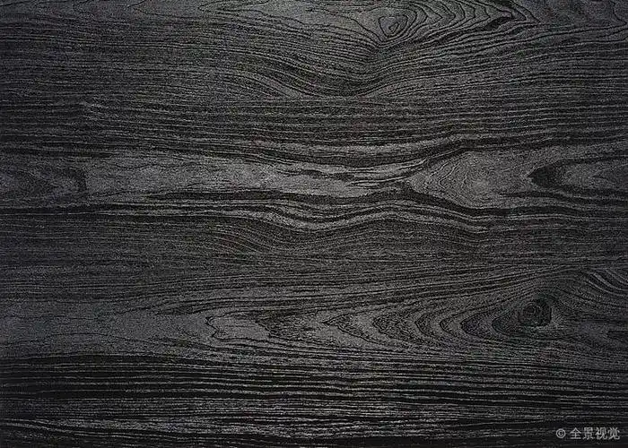 黑色_木质纹理_表面_高清图片_全景视觉