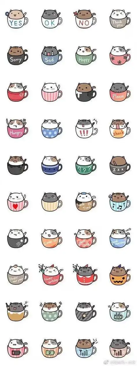 简笔画非常可爱的小东西