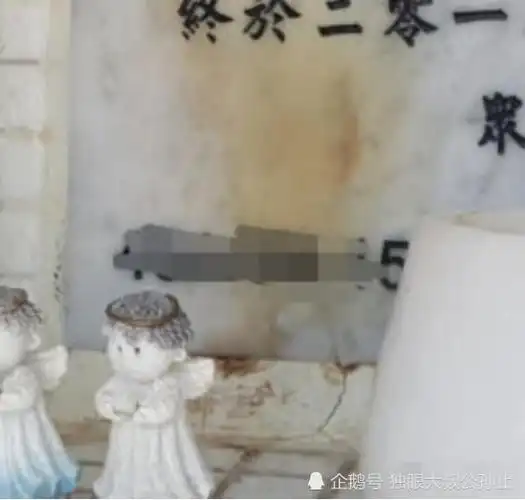 蓝洁瑛墓碑遭破坏修复后仍有烟熏痕迹,粉丝称目前暂不需要捐款