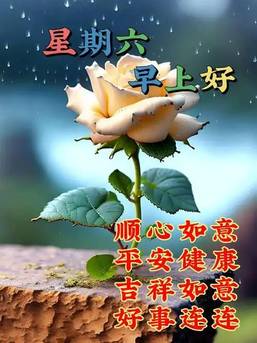 4月8日周六早上好温馨唯美早安祝福图片问候语