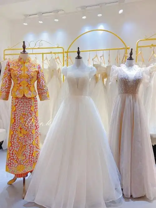 中山坦洲138806任意搭配3件套婚纱礼服出租