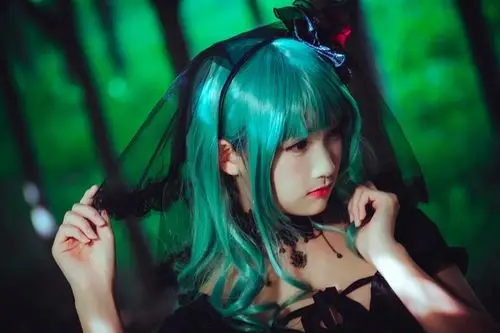 cos场照穿越西元3000后姬怜美暗黑lolita