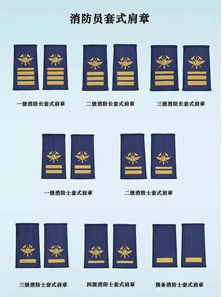 消防员套式肩章