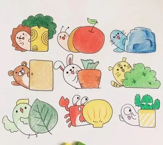 大全图片大全图片大全图片大全(简笔画大全图片少女心可爱)小图案简