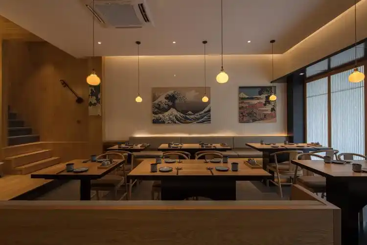 嘉兴鹿岛日式料理店-杭州全文设计事务所-休闲娱乐类装修案例-筑龙