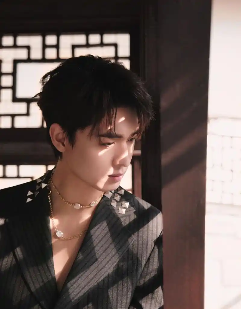 帅气逼人,不愧是时尚宠儿  看看这秦霄贤在gq红毯上的火焰大片,简直帅