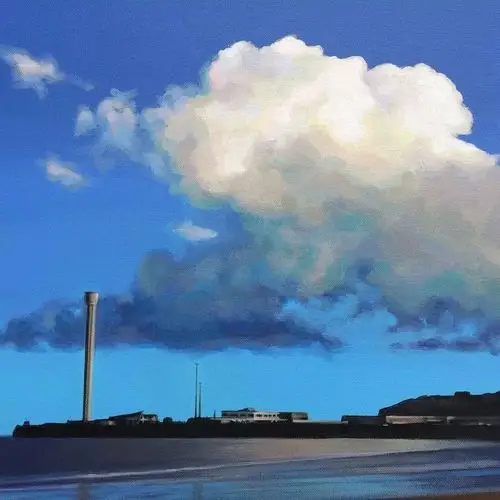 打了马赛克的风景画展览活动别有一番风味,感慨艺术的伟大 - 第2张