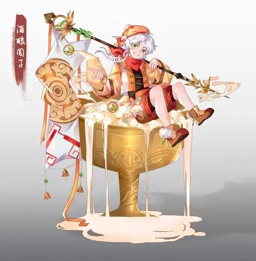 之前画的食物拟人