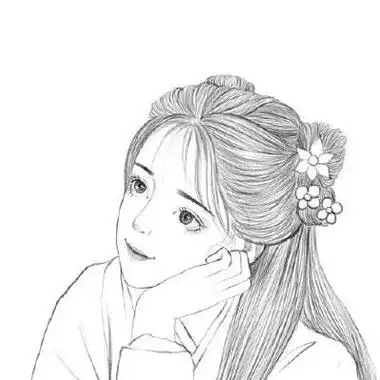 古风漫画头像女妖艳冷酷少女古风动漫头像女生头像潮人