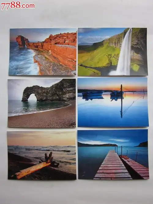 大自然华美景色明信片