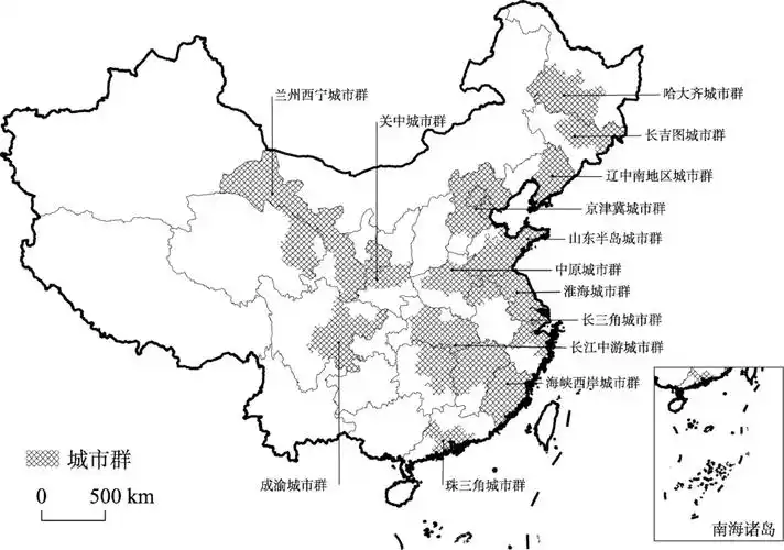 中国城市群土地利用互补性比较研究——以14个城市群为例