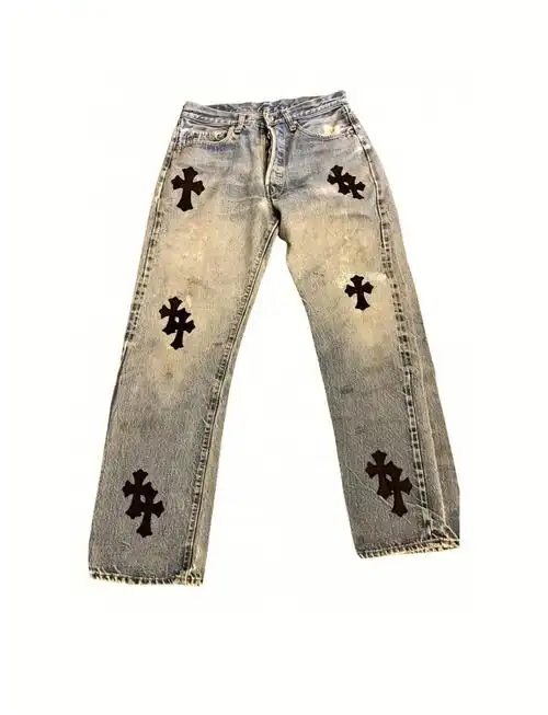 克罗心chromehearts501牛仔裤28