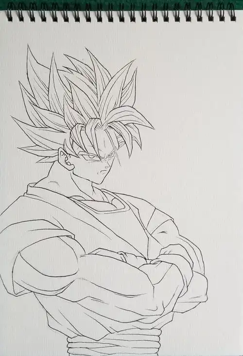 兴趣 水彩手绘龙珠 写美篇 致敬经典.鸟山明是我最崇拜的漫画家.