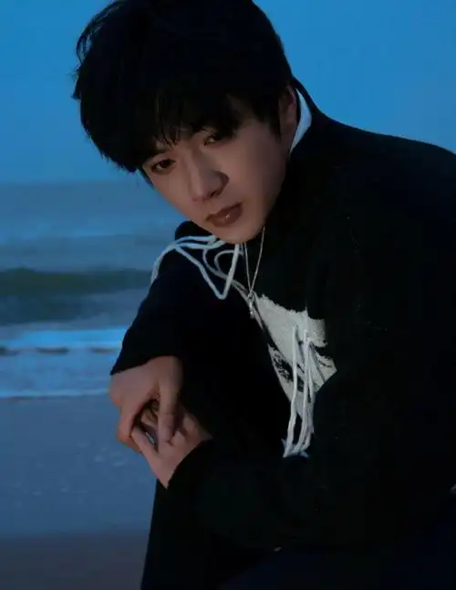 时代少年团-刘耀文新歌「last night」写真图集,海边 傍晚 篝火