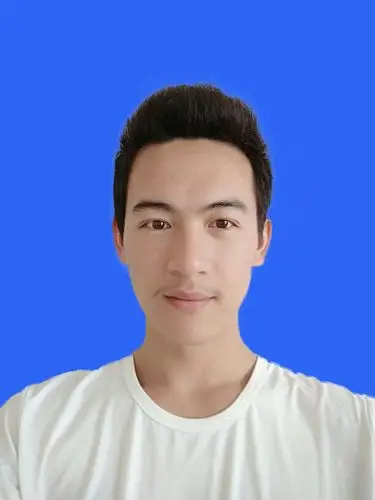 有人懂怎么把照片底色变成蓝色吗