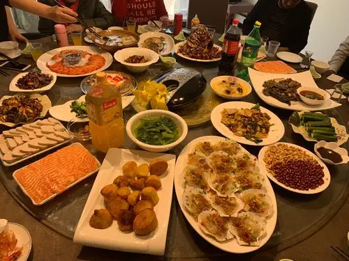 大年三十的晚餐很丰富