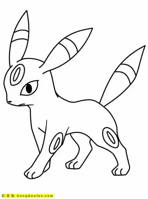 11张有趣可爱的神奇宝贝小怪物战斗卡通涂色图片-红豆饭小学生简笔画