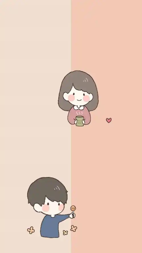 聊天背景情侣一人一张,求一张情侣在一起的聊