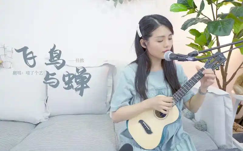 【喵了个艺】任然《飞鸟和蝉》尤克里里弹唱翻唱 kai北斗