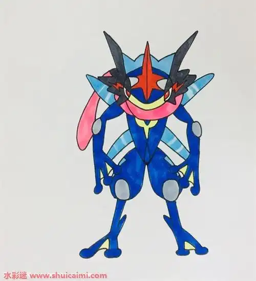 甲贺忍蛙怎么画甲贺忍蛙简笔画简单又漂亮